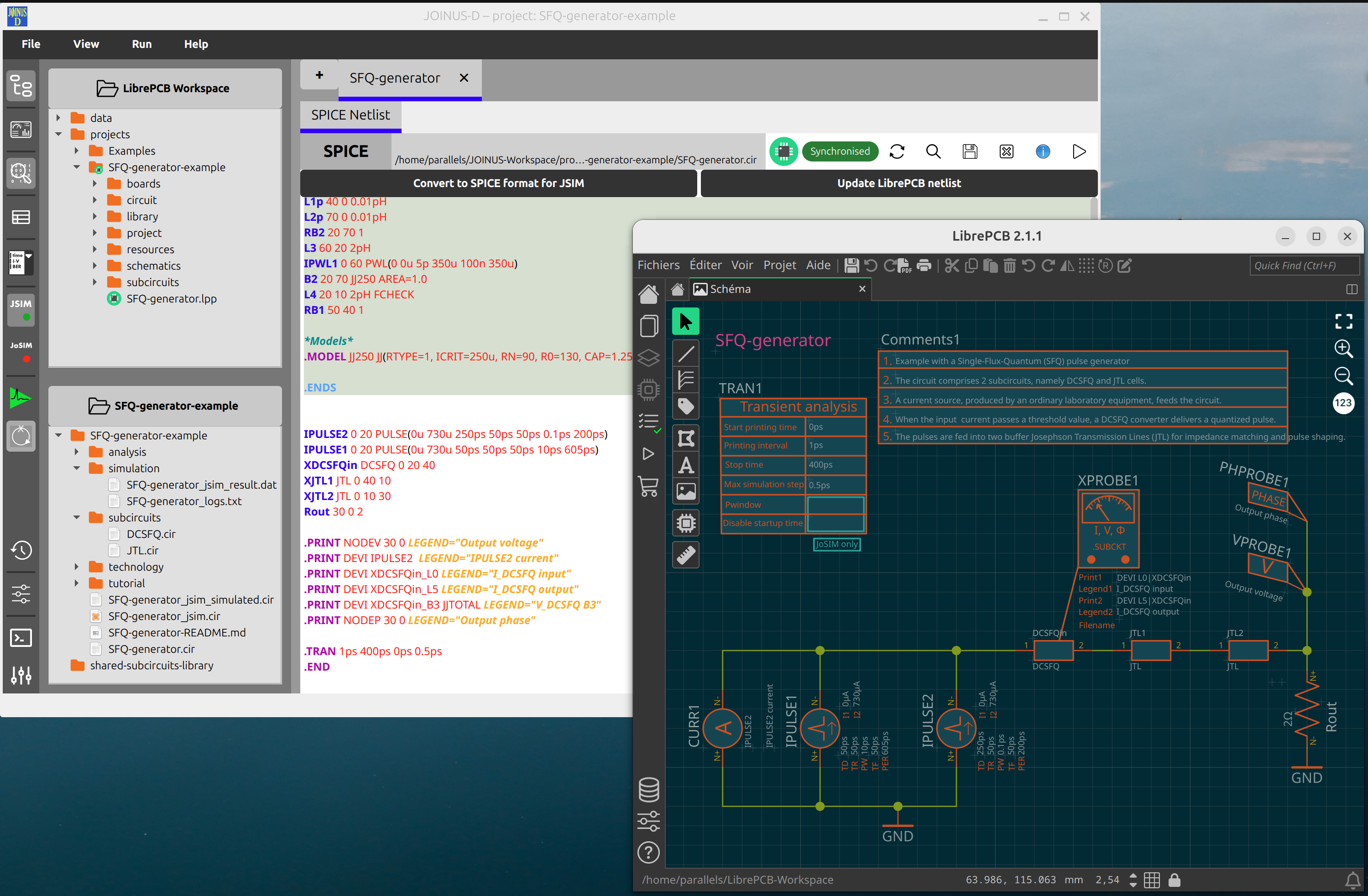 The two workspaces and how pairing links them