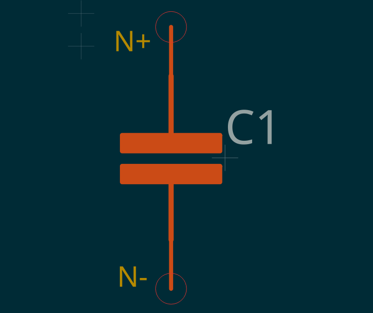 Capacitor symbol