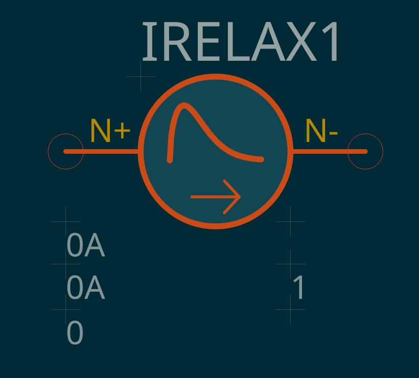 Relaxation current symbol