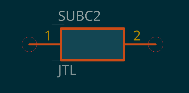 2-port subcircuit symbol