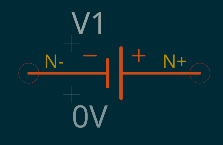 DC voltage symbol