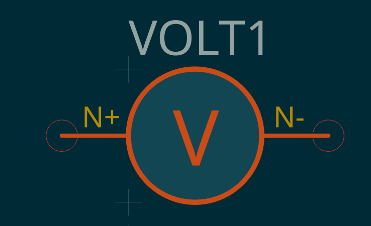 Voltmeter symbol