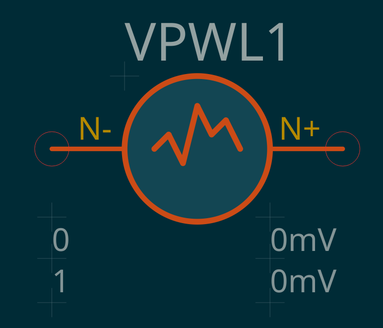 Piece-Wise Linear voltage symbol