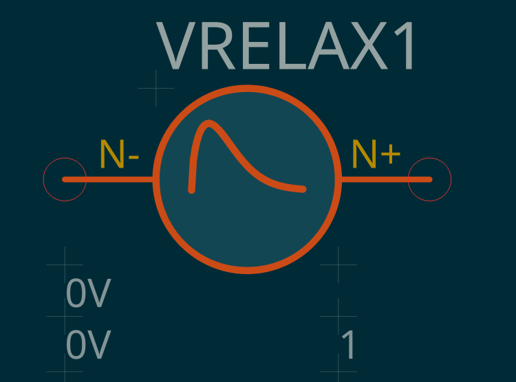 Relaxation voltage symbol