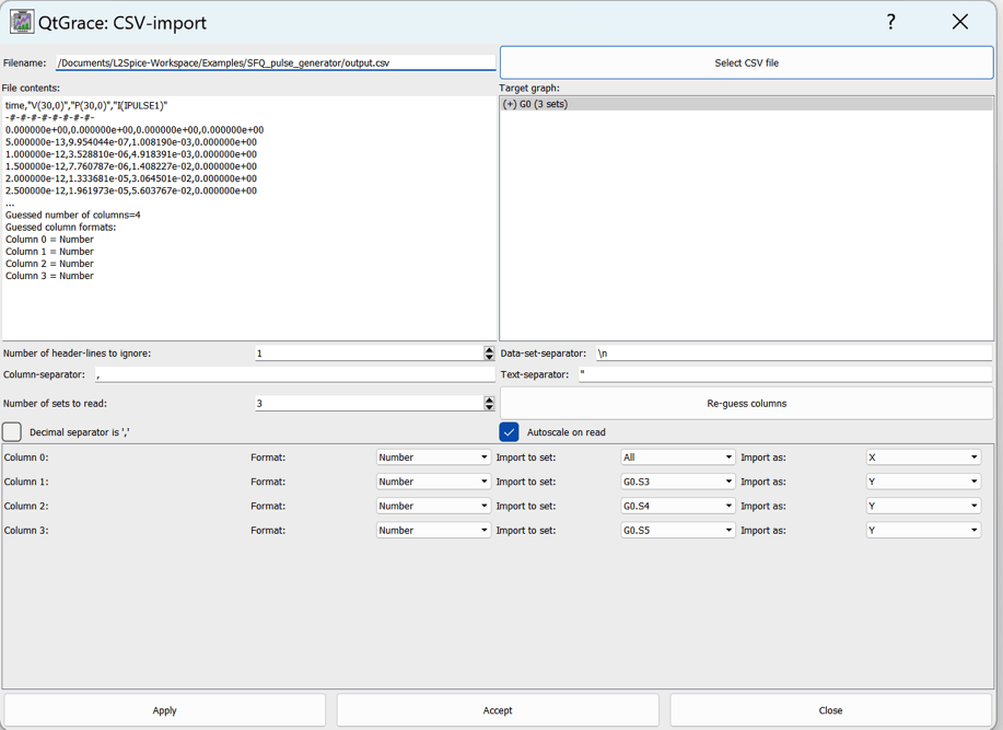 QtGrace import window on PC