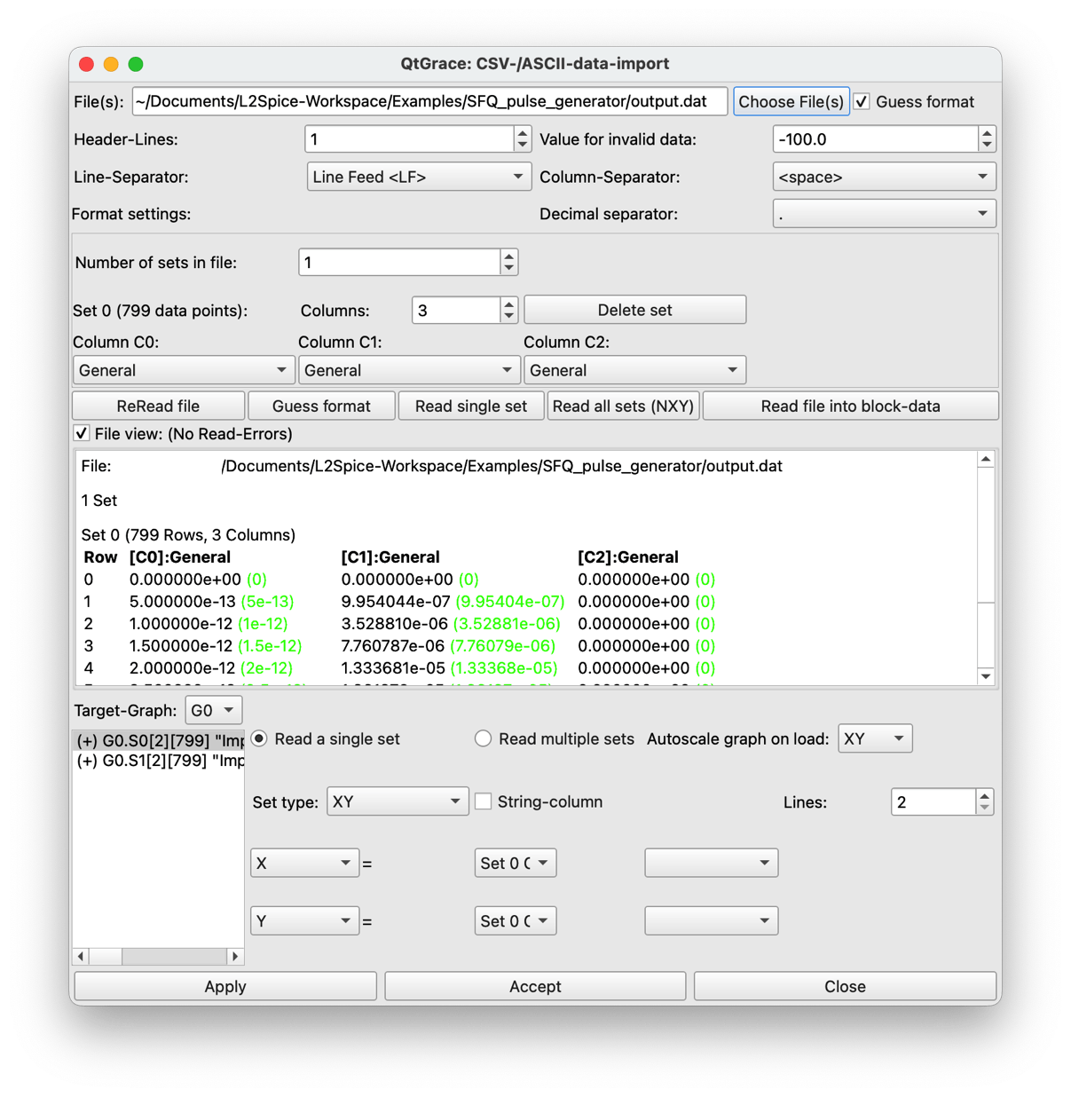 QtGrace import window