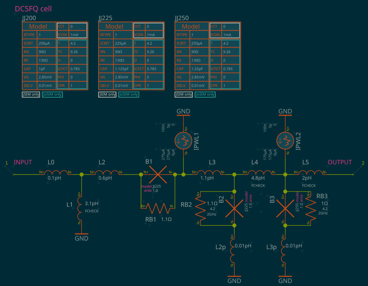 DCSFQ schematic
