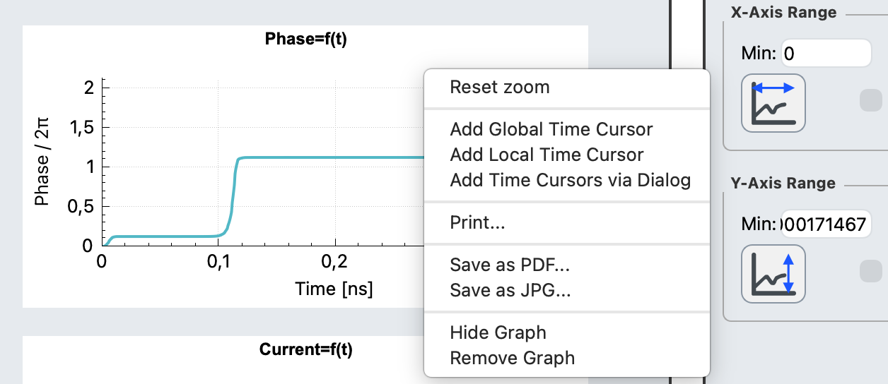 How to save a graph in PDF or JPG format